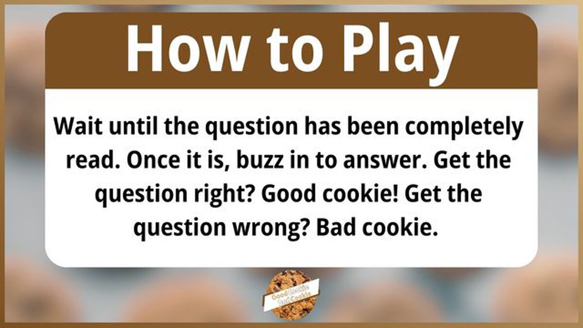 Good Cookie Bad Cookie image number null